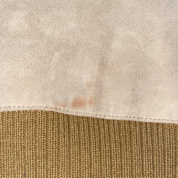 Vintage leather and twill Zeka jacket - Picture 3 of 4